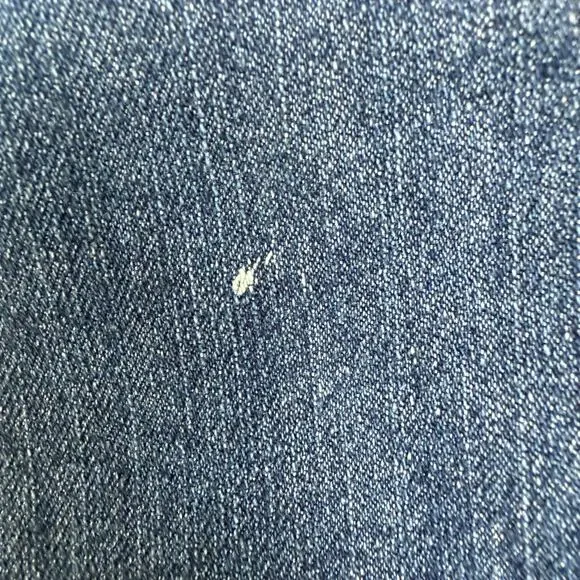 Mossimo Button Front Denim Skirt Size 14 A-Line Back Pockets Y2K Casual Preppy - Picture 5 of 5